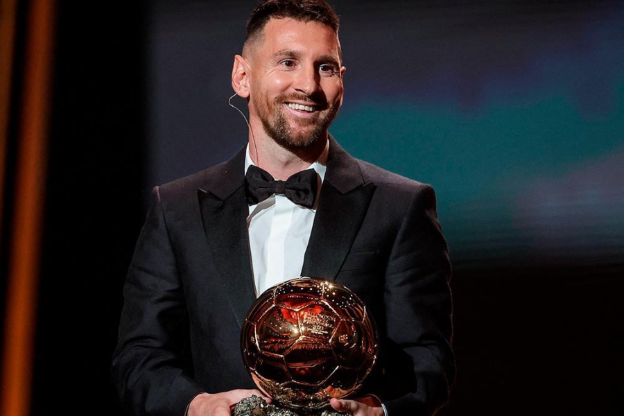 Lionel Messi gana el octavo Balón de Oro de su carrera