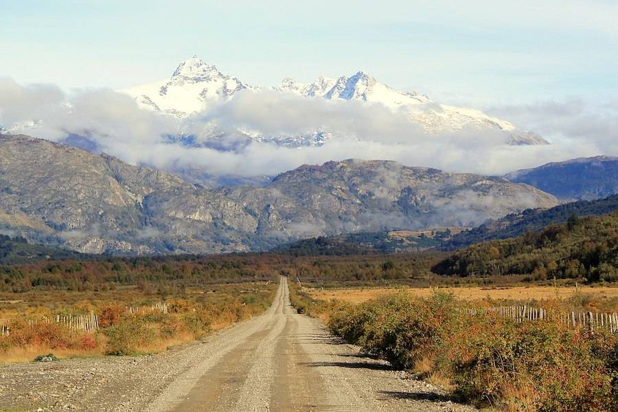 Vista de la Carretera Austral (Ruta 7), que es una carretera chilena que se encuentra en la zona sur-austral de Chile. 