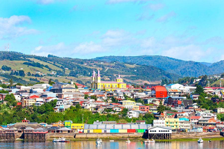 Vista de la Isla de Chiloé