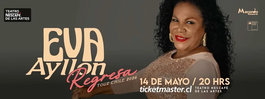 Eva Ayllón se presentará en Santiago el 14 de mayo, en el Teatro Nescafé de las Artes.