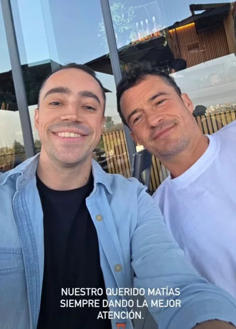 Orlando Bloom en el restaurante Fukasawa