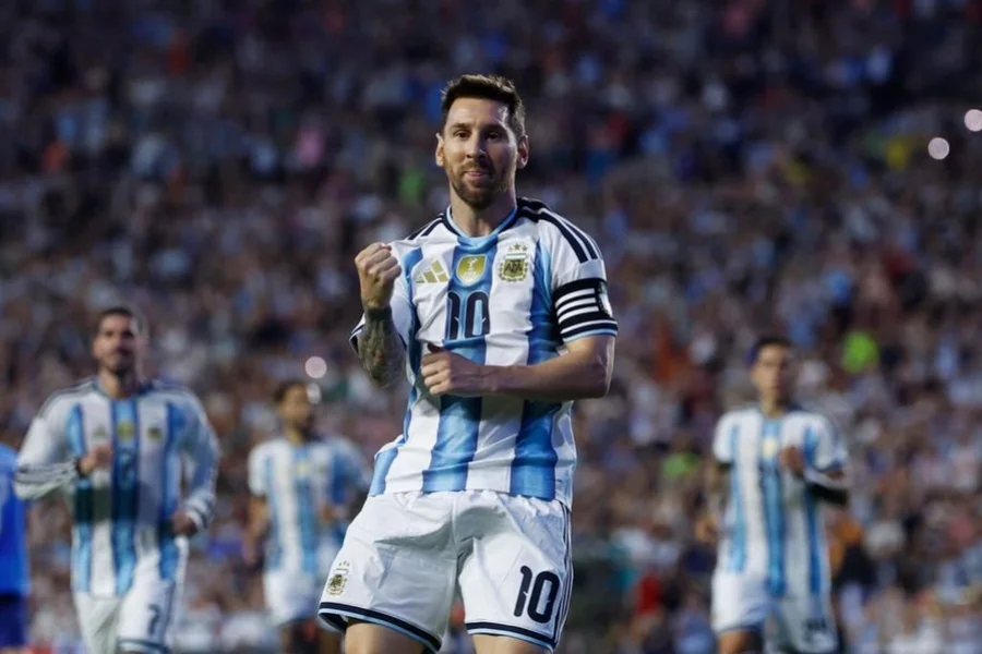Argentina goleó a Islandia en su último amistoso a