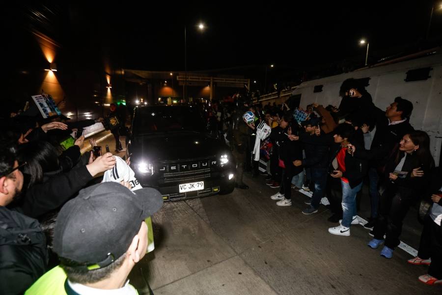 Vozinha en su llegada a Chile