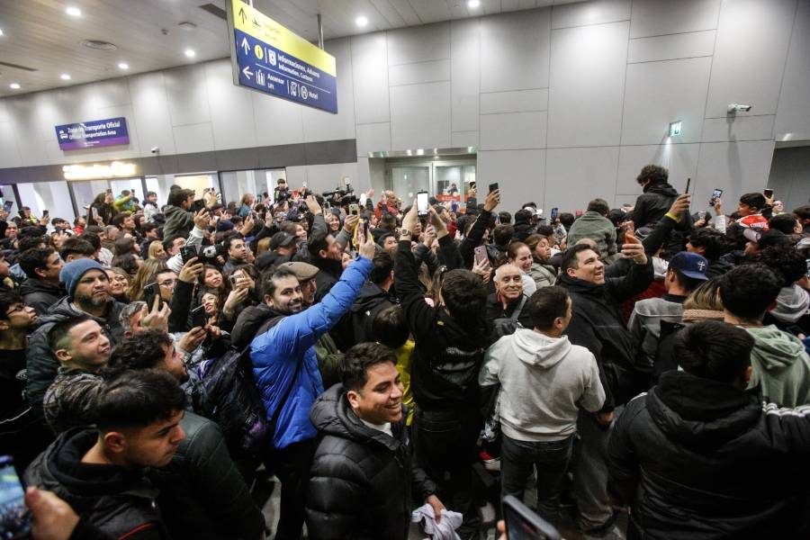 Vozinha en su llegada a Chile