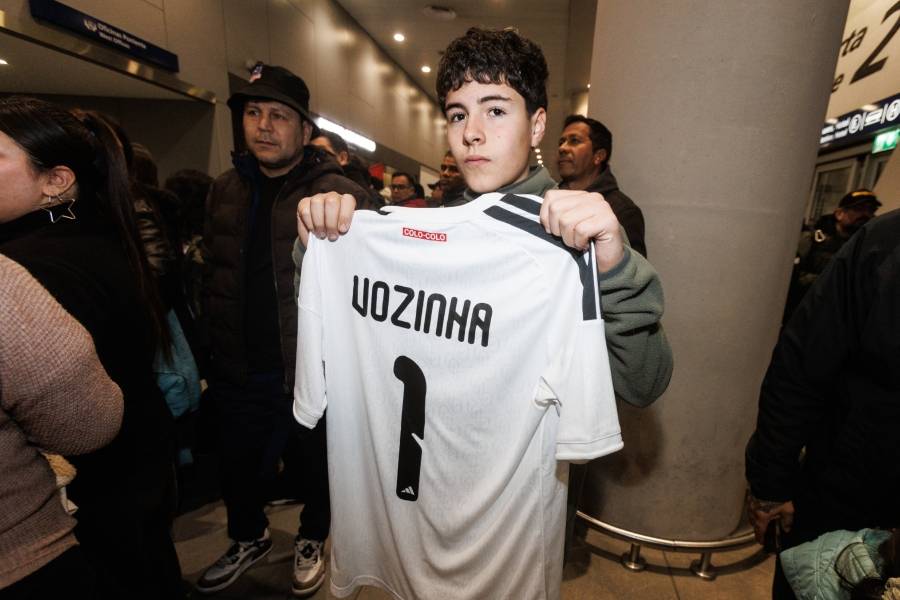 Vozinha en su llegada a Chile