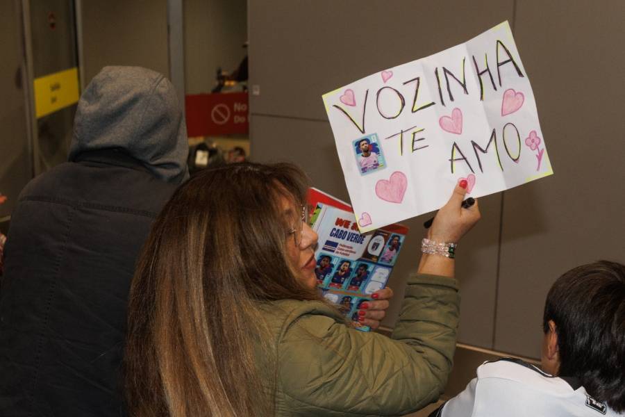 Vozinha en su llegada a Chile